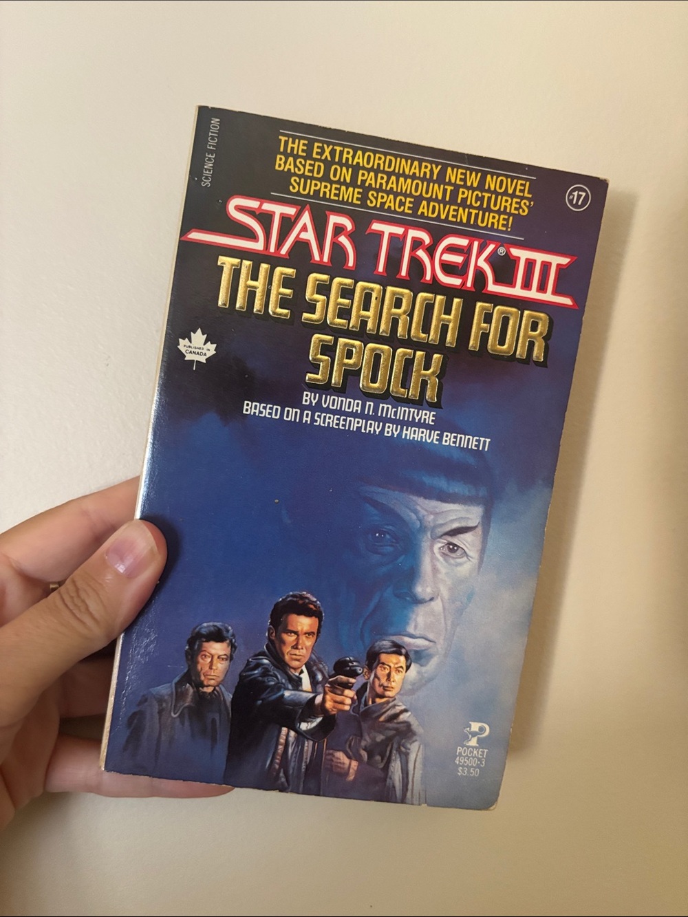 Star Trek III: The Search for Spock - Blue Paperback Novel